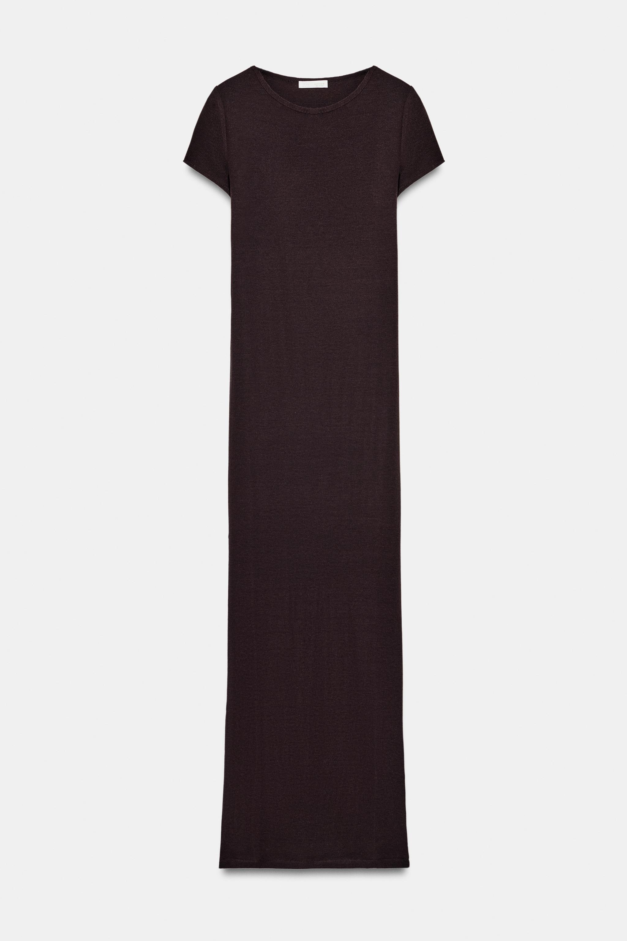 LONG SHORT SLEEVE DRESS